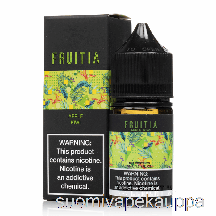 Vape Suomi Omena Kiivi - Fruitia Suolat - 30ml 35mg